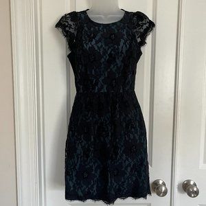 BCBGeneration Lace Open Back Illusion Dress - GORGEOUS